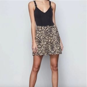 Good American Black Tortoise Ring Corset Bodysuit Size Small